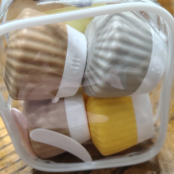 Travel Containers/Silicone Jars Set - Picture 1 of 9